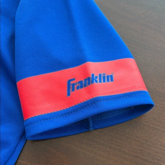 Like new! New York Rangers Kids Blue & Red Hockey Jersey and Mask - Picture 4 of 7